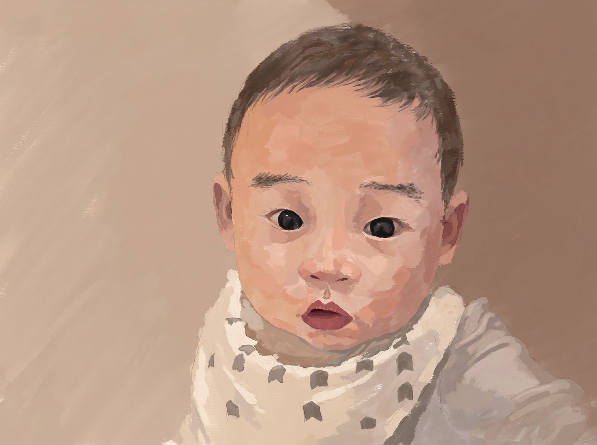 Drawing by my wife for our kid